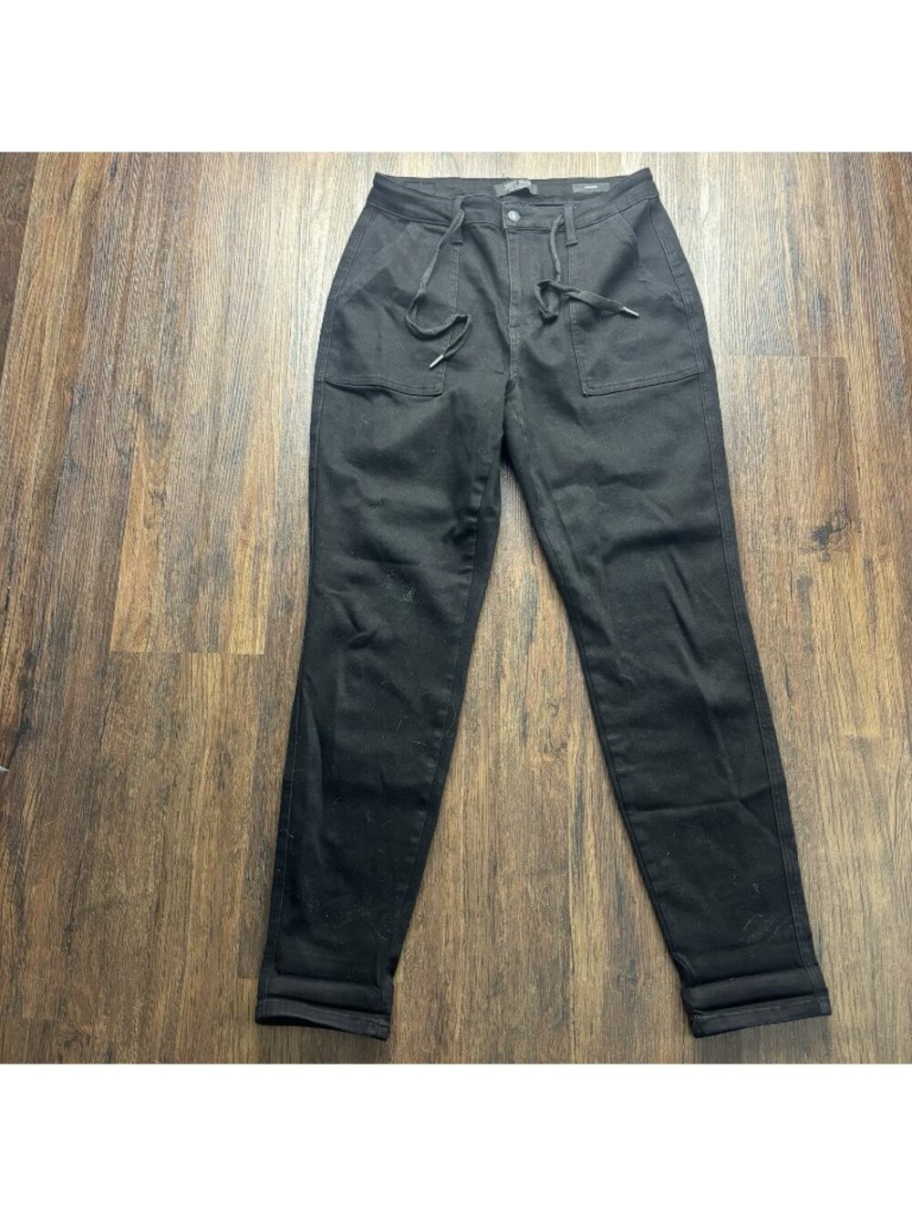 Judy Blue Jogger Jeans Black Drawstring JB88700BK Women’s 11/30